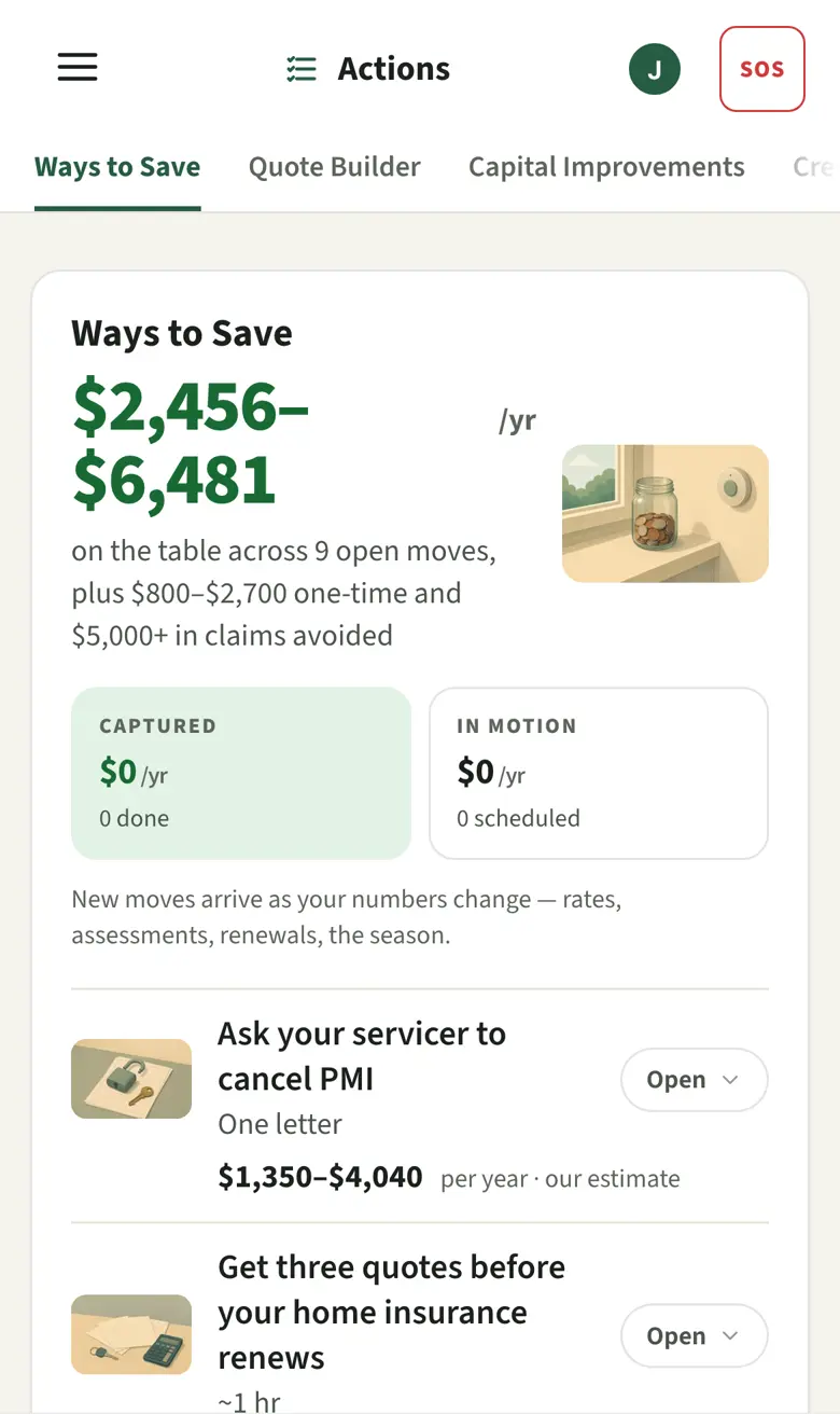Explore ways to save
